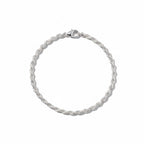 Massives Silberseilarmband 3mm 8in