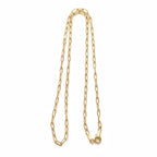 14k Gold Vermeil Paperclip Chain 2.5mm 16in
