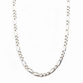 Real Solid 925 Silver Figaro Chain 20in 3mm