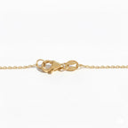 Massives echtes 14 Karat Gelbgold italienisches Horn und Kettenset