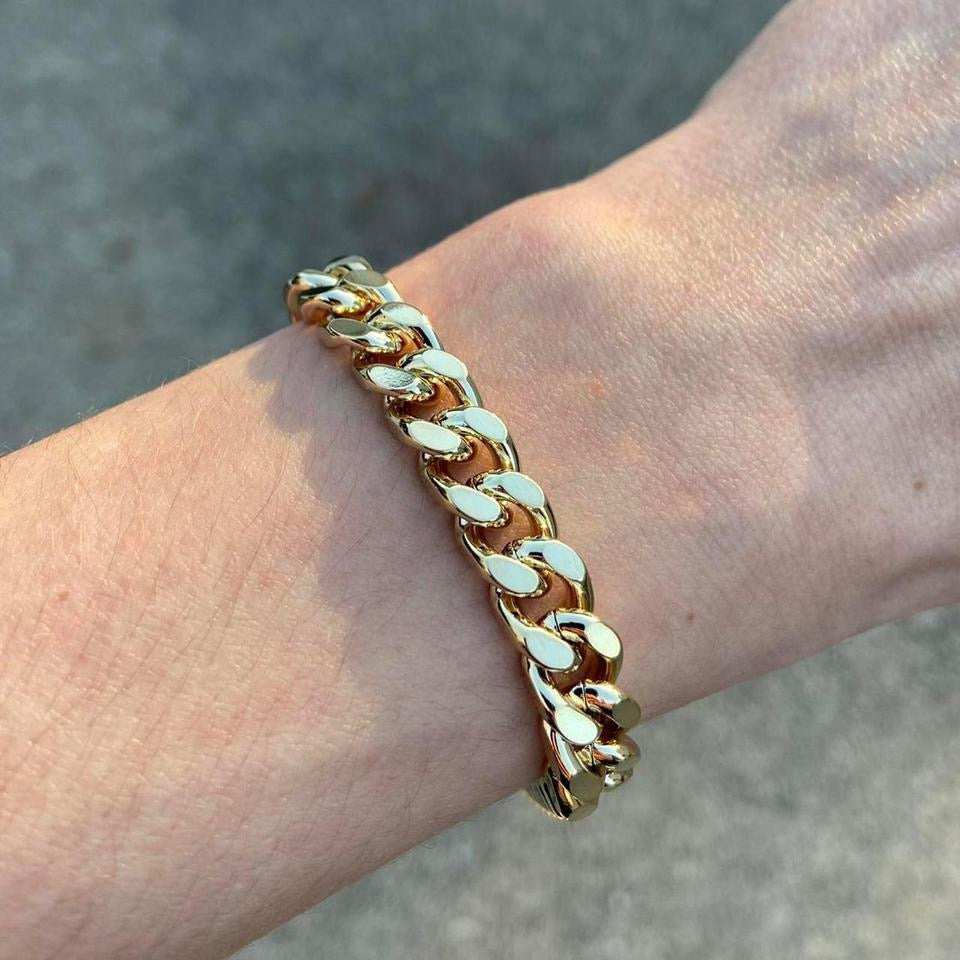 14k Gold Layered Cuban Set - Prestige Jewelry