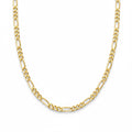 14k Gold Semi-Solid Figaro Chain 18in 3mm
