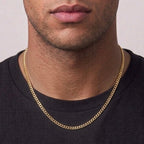 14k Gold Vermeil Cuban Chain 3mm 18in