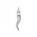 Real Solid 925 Silver Italian Horn