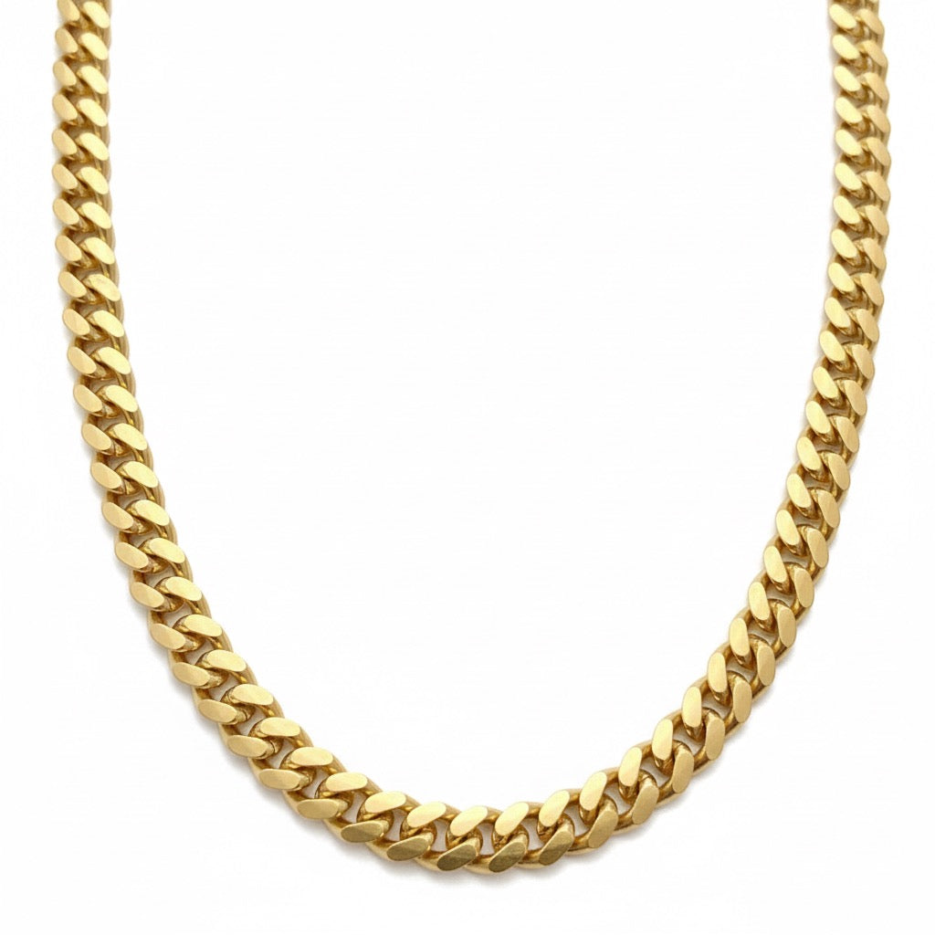 14k Gold Vermeil Miami Cuban Link Chain 20in 5mm