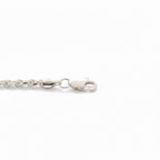 Real Solid 925 Silver Rope Chain 18in 3mm