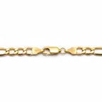 14k Gold Semi-Solid Figaro Chain 20in 5mm