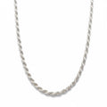 Real Solid 925 Silver Rope Chain 18in 3mm