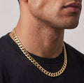14k Gold Vermeil Curb Link Chain 6mm