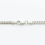 Real Solid 925 Silver Miami Cuban Link 18in 4mm