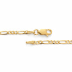 Figarokette aus 14 Karat Gold Vermeil, 18 Zoll, 2 mm
