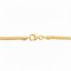 14k Gold Vermeil Franco Chain 20in 2mm