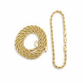 14 Karat Gold mehrlagiges Seilset