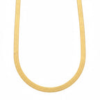 14k Gold Vermeil Herringbone Chain 20in 3mm