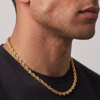 14k Gold Vermeil Rope Chain 5mm