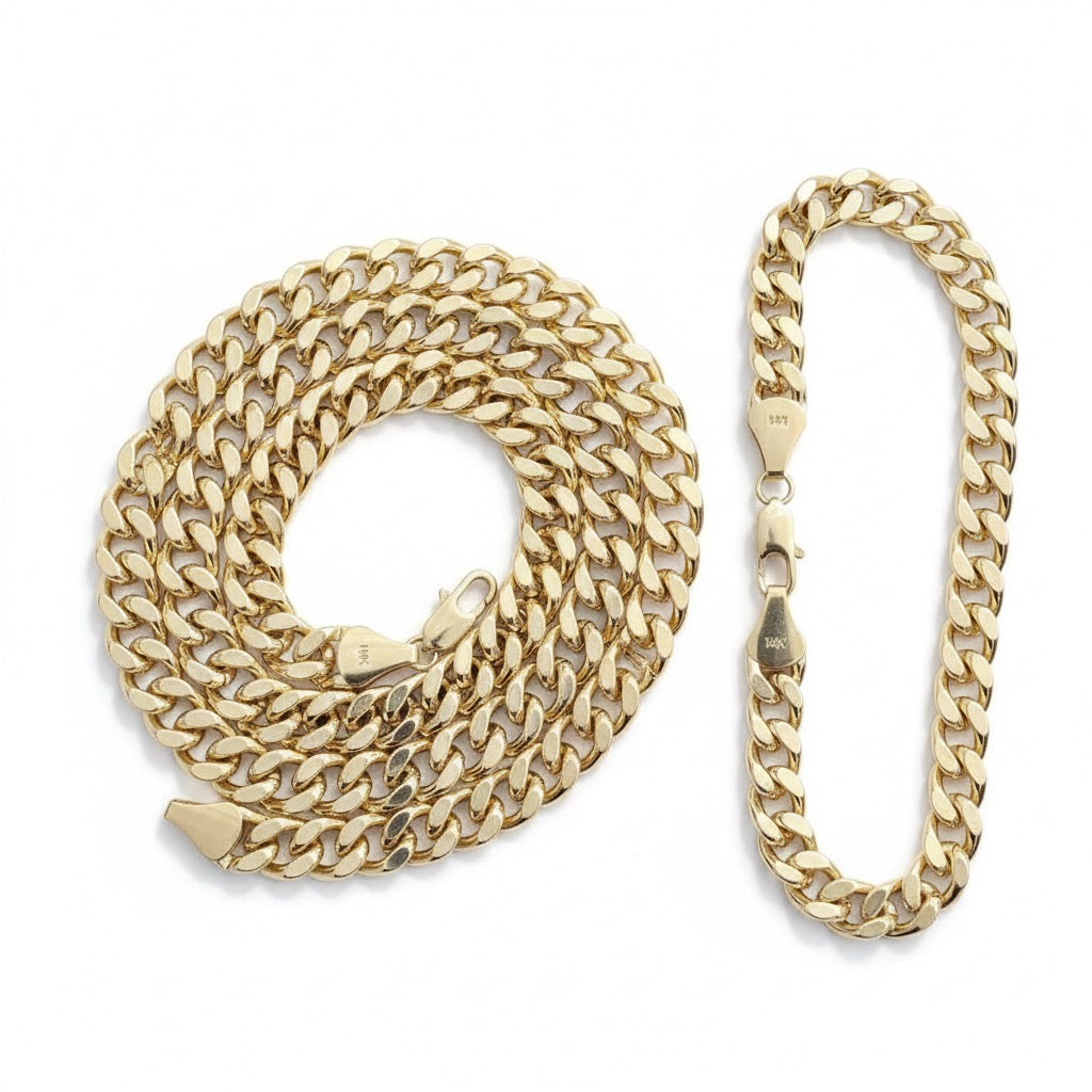 Gold Cuban Set