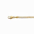 14 Karat Gold Vermeil Miami Cuban Link Kette 18 Zoll 2 mm