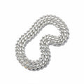 Real Solid 925 Silver Miami Cuban Link Chain 20in 6mm