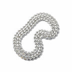Real Solid 925 Silver Miami Cuban Link Chain 20in 6mm