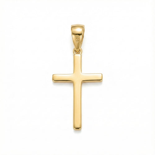 14k Gold Vermeil Cross