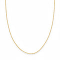 Massive echte 14 Karat Gold Ankerkette 18 Zoll 1 mm