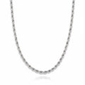 14k solid white gold rope chain 18in 2mm elegant jewelry