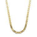 Mehrlagige Mariner-Gliederkette aus 14 Karat Gold, 24 Zoll, 6 mm