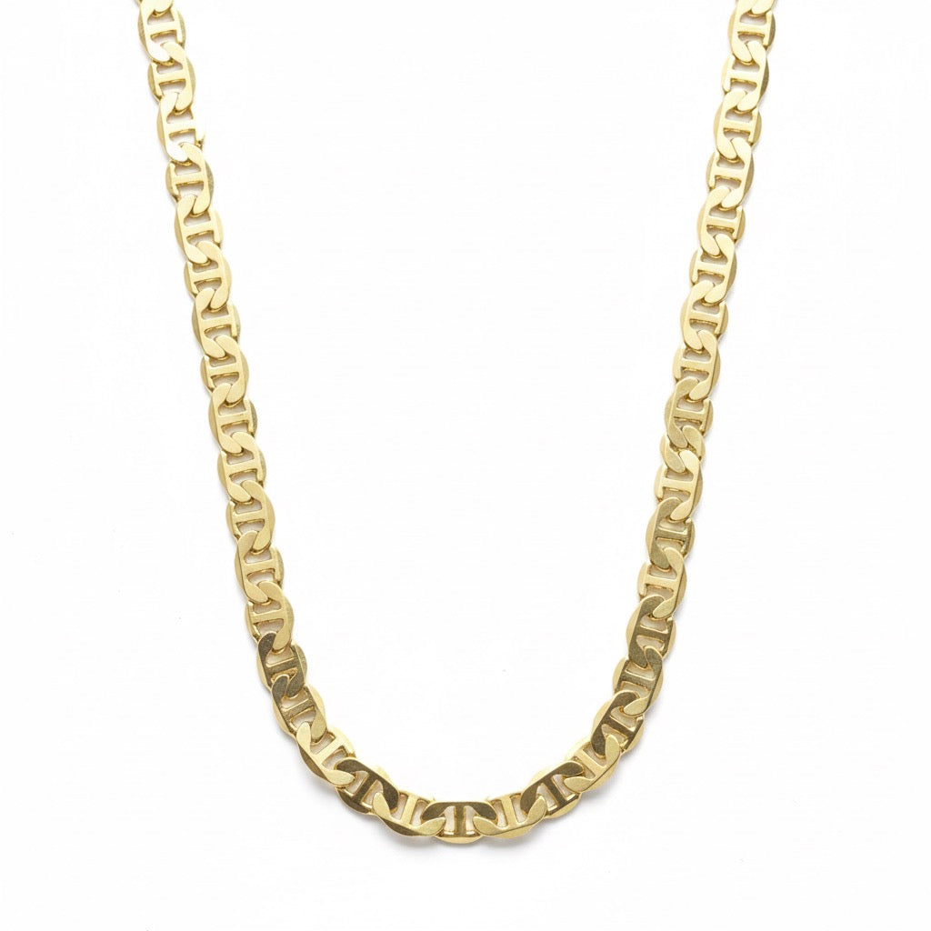 Gold Mariner Link Chain 20in 6mm