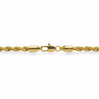 14 Karat Gold mehrlagige Seilkette 20 Zoll 4 mm