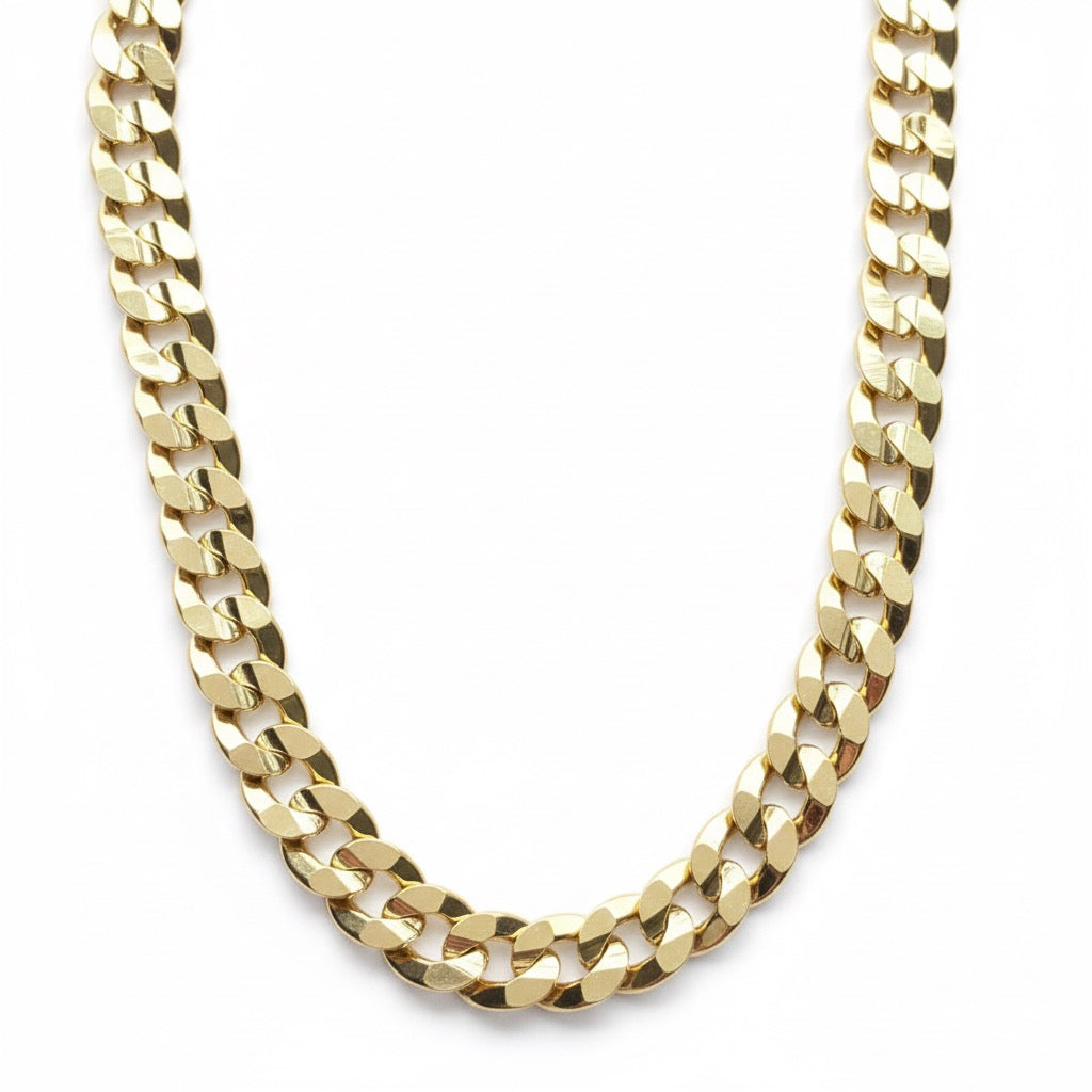 Mehrlagige kubanische Goldkette, 24 Zoll, 7 mm