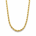 14 Karat Gold mehrlagige Seilkette 20 Zoll 4 mm