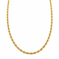 14k Gold Vermeil Rope Chain 18in 3mm