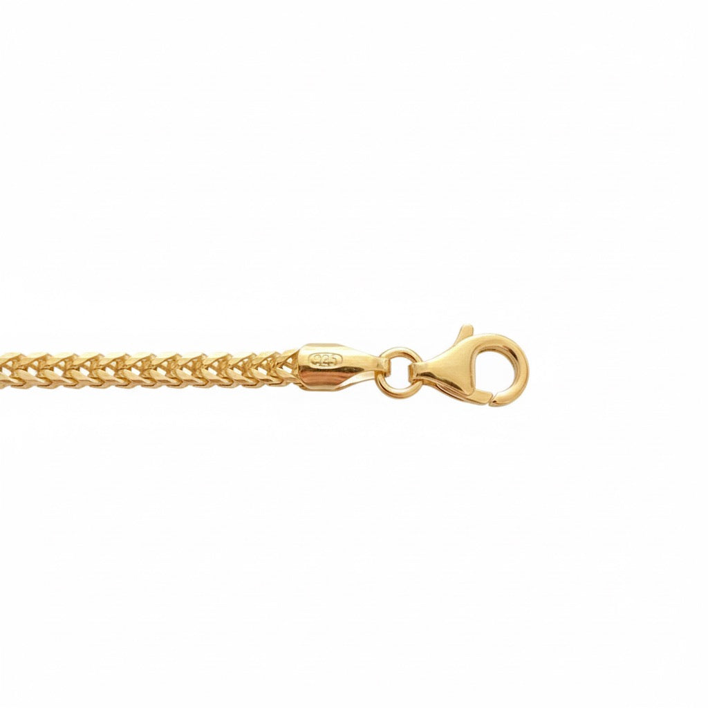 14k Gold Vermeil Franco Chain 20in 2mm