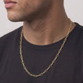 14k Gold Vermeil Paperclip Chain 2.5mm 16in