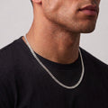 Real Solid 925 Silver Cuban Chain 20in 4mm