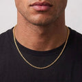 14k Gold Vermeil Rope Chain 20in 2mm