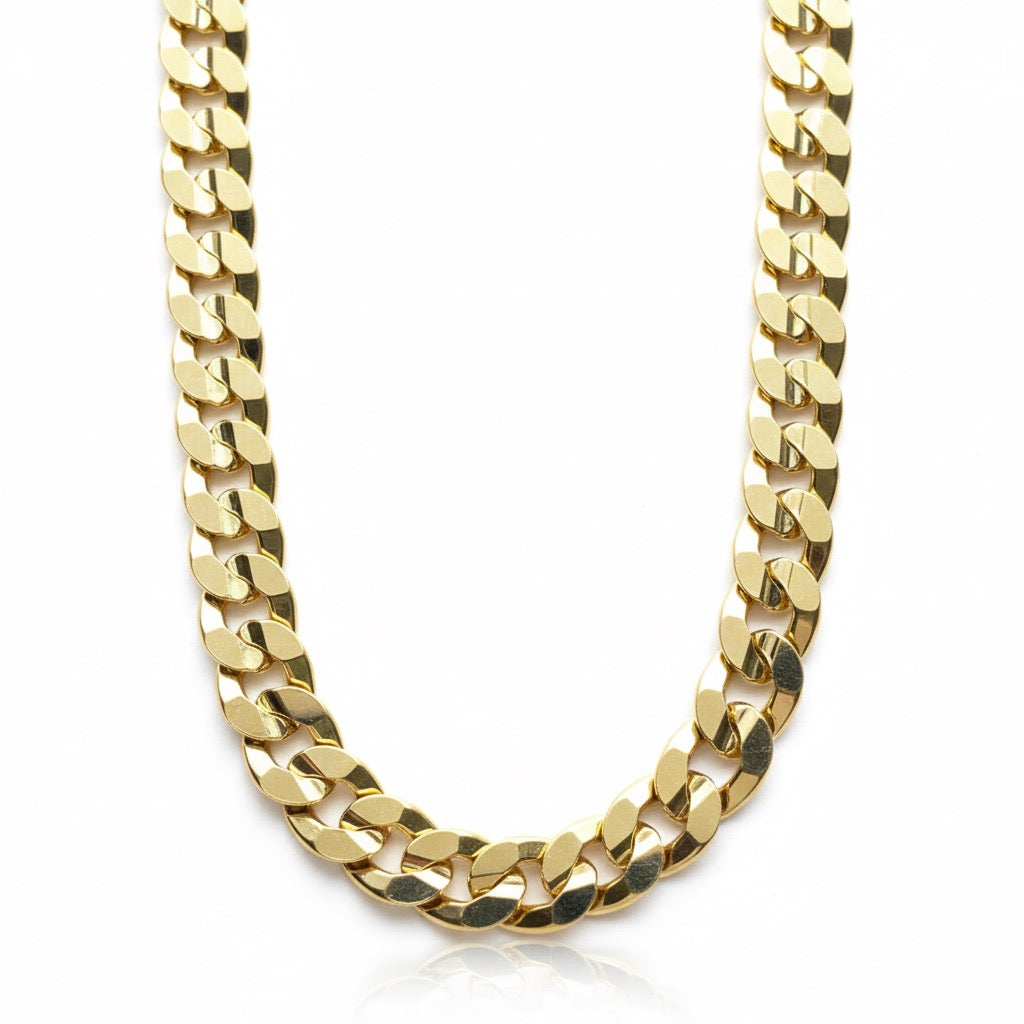 Gold Cuban Link Chain 30in 10mm