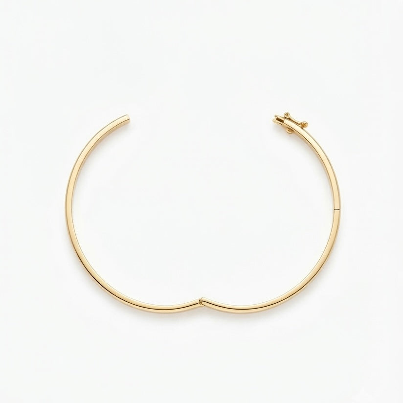 Solid Real 14k Gold Bangle