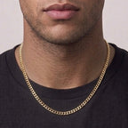 14k Gold Vermeil Cuban Chain 20in 4mm