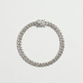 Real Solid 925 Silver Thick Miami Cuban Link Chain 7mm Box Clasp