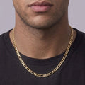 14k Solid Gold Figaro Chain 18in 4mm