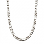 Real Solid 925 Silver Thick Figaro Chain 5mm