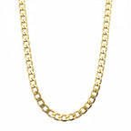 14k Gold Semi-Solid Cuban Link Chain 5mm