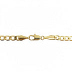 14k Gold Semi-Solid Cuban Link Chain 5mm
