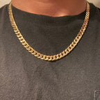 14k Gold Layered Cuban Chain 20in 7mm - Prestige Jewelry